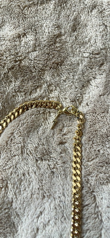 Lightning Bolt Custom Cuban Link Chain