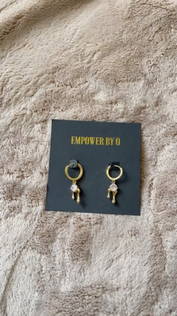 GOLD DRIP EARRINGS